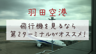 羽田空港で飛行機を見るなら第2ターミナルがオススメ！子どもと一緒に行ったレビュー